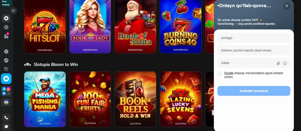 1win Uzbekistan mijozlarni qo'llab-quvvatlash markazi